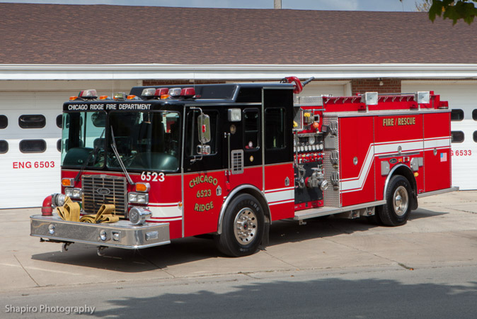 Chicago Ridge Fire Department apparatus fire engines